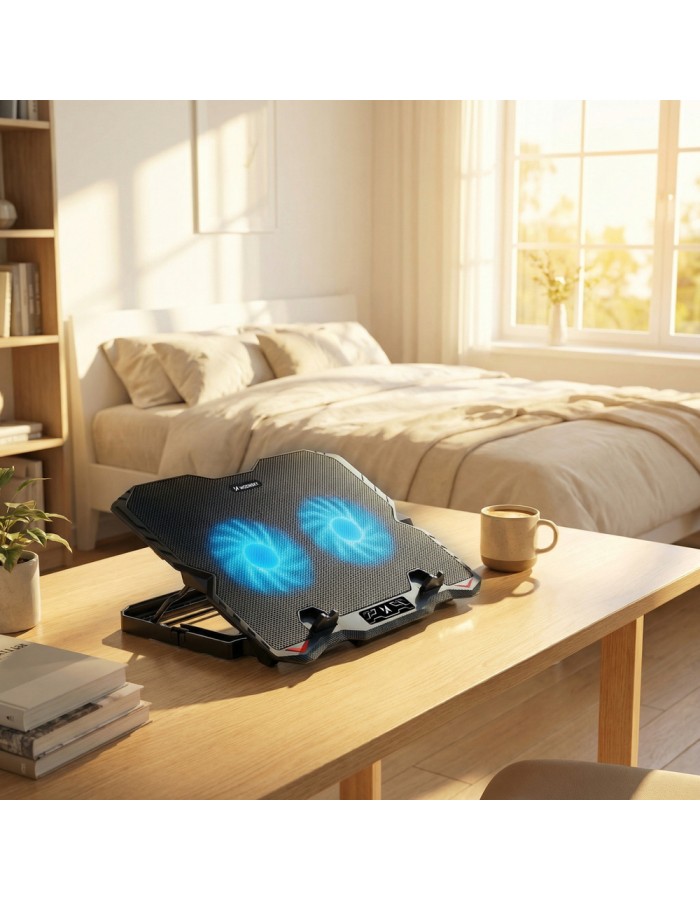 Wozinsky WDCX-015 StormPad RGB Gaming Cooling Laptop Stand - Black Wozinsky WDCX-015 StormPad RGB Gaming Cooling Laptop Stand - Black