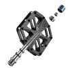 Rockbros C525 Carbon Fiber Platform Bike Pedals - Black Rockbros C525 Carbon Fiber Platform Bike Pedals - Black