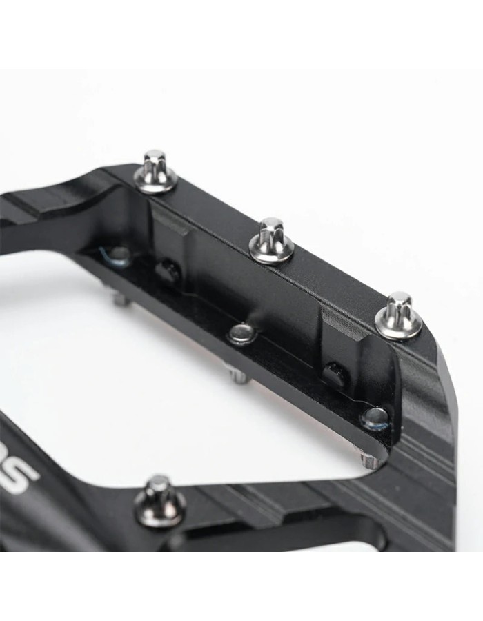 Rockbros C700 Reflective Aluminum Platform Bicycle Pedals - Black Rockbros C700 Reflective Aluminum Platform Bicycle Pedals - Black