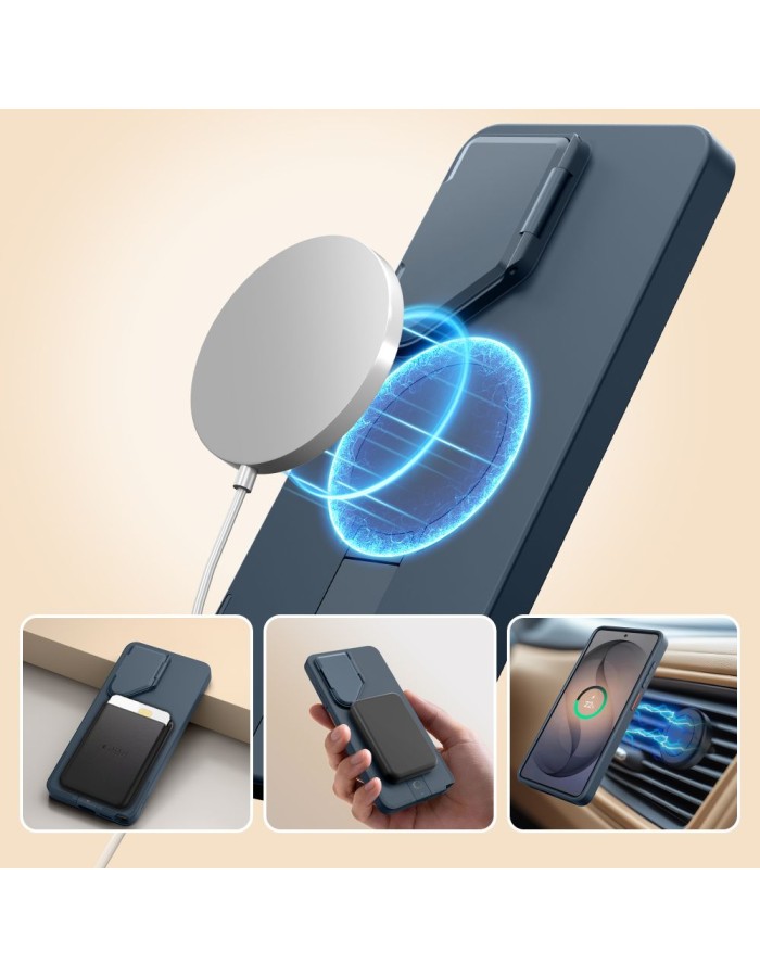 Tech-Protect Kevlar Aura MagSafe Case for Samsung Galaxy S26 Ultra - Navy Blue Tech-Protect Kevlar Aura MagSafe Case for Samsung Galaxy S26 Ultra - Navy Blue