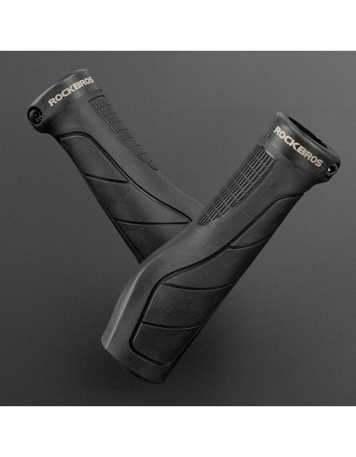 Rockbros G326PL Bicycle Grips - Black Rockbros G326PL Bicycle Grips - Black