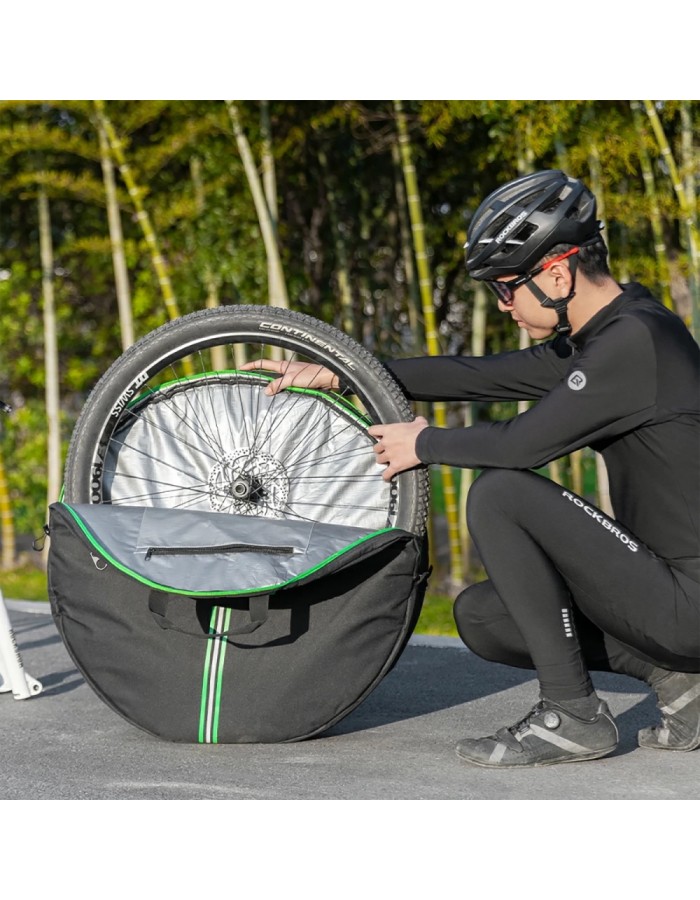 Rockbros D40 transport cover for ø74cm wheel - black