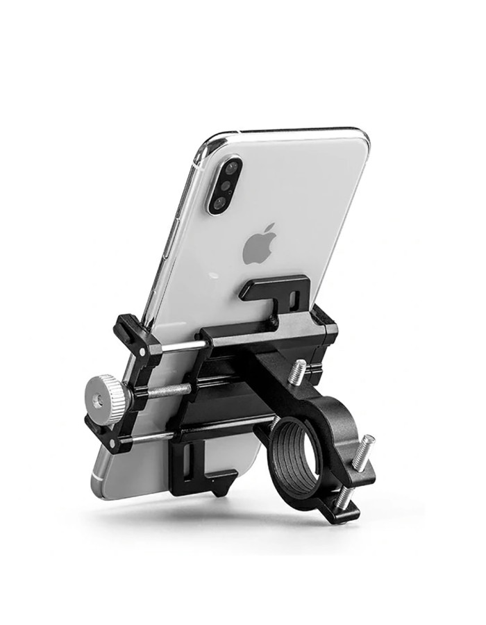 Rockbros 699 Handlebar Clamp Phone Holder - Red Rockbros 699 Handlebar Clamp Phone Holder - Red