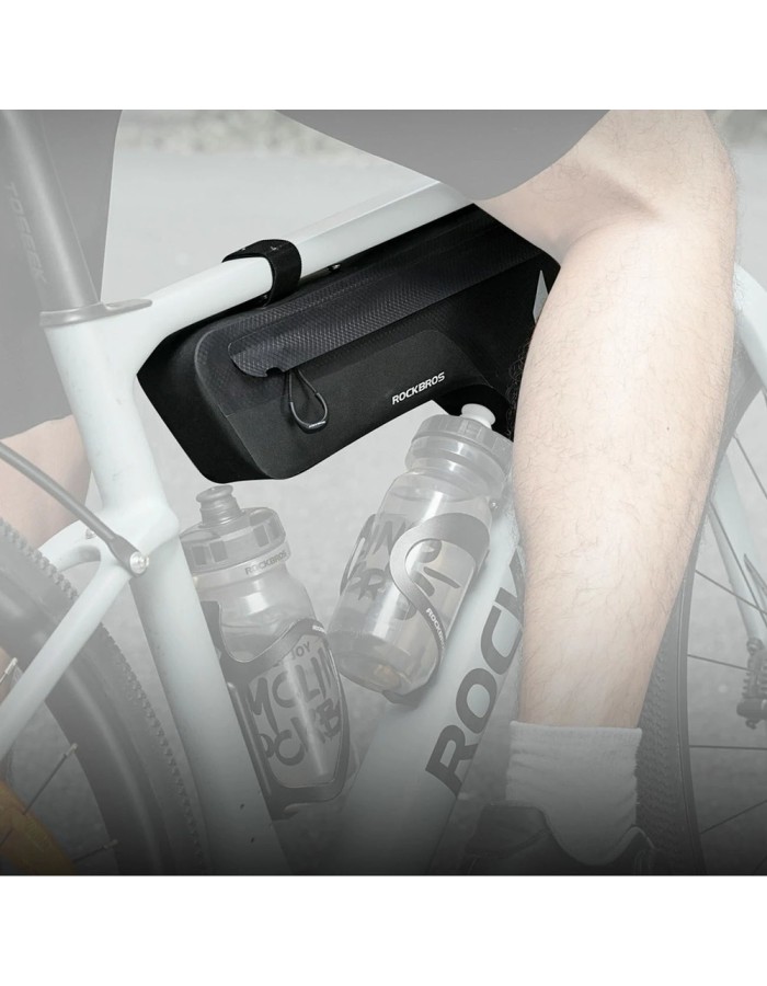 Rockbros AS-152 Down Tube Bike Bag Waterproof 1.9L - Black