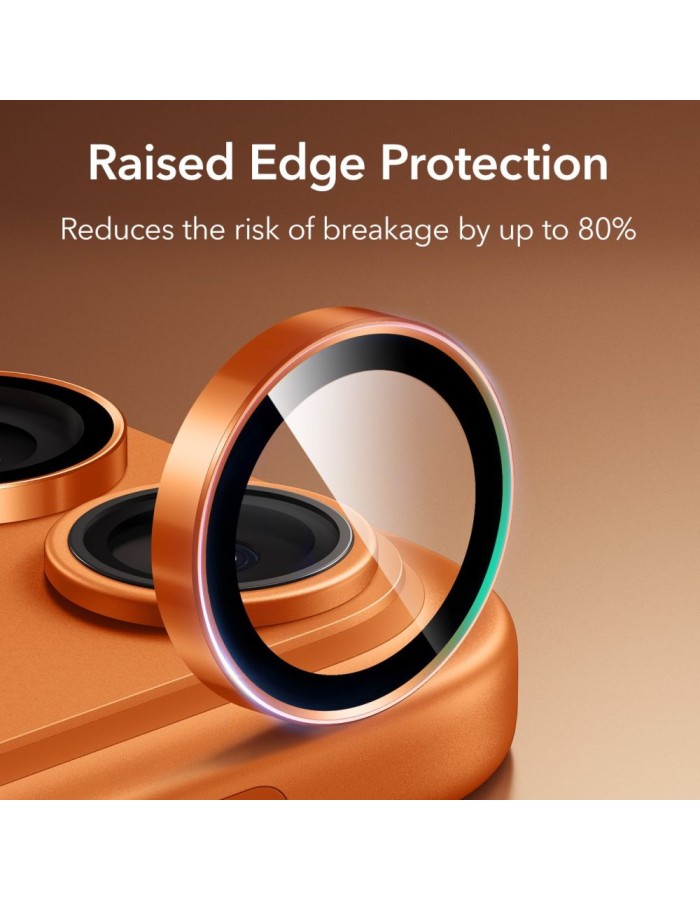 ESR Armorite Camera Lens Glass for iPhone 17 Pro / Max / 15 Pro / Max / 16 Pro / Max / 17 Pro / Max - Orange