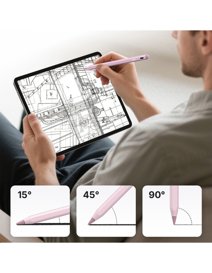 Metapen A8 Active Stylus for iPad USB-C - Pink