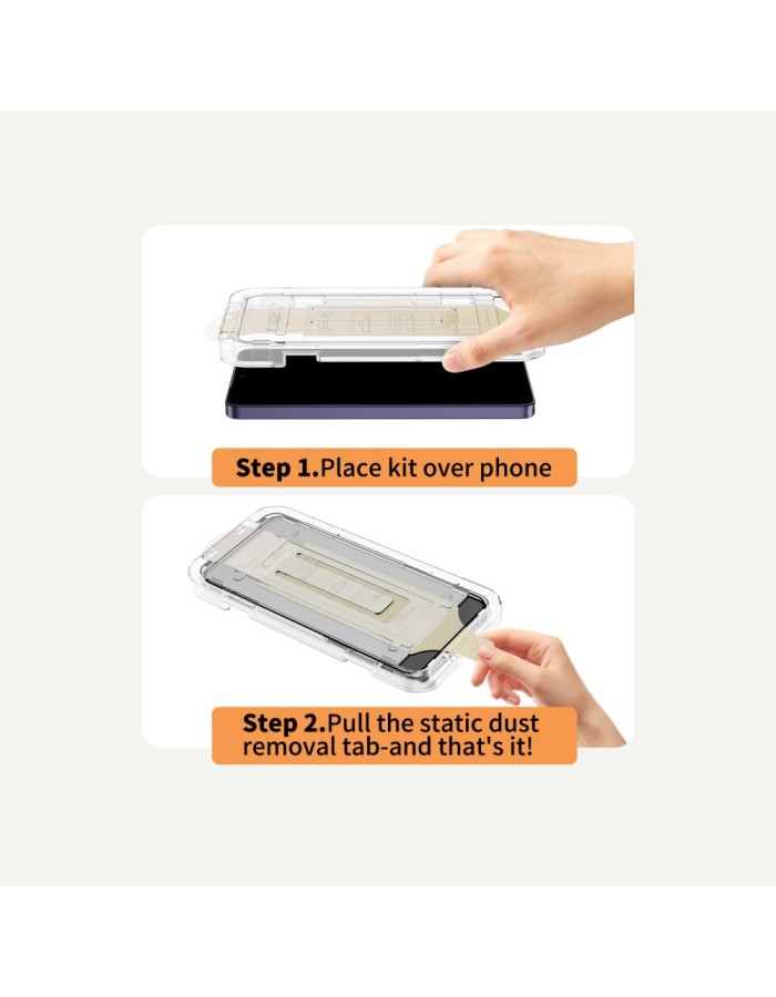 Tech-Protect Quick Set AR+ Anti-Reflective Glass for Samsung Galaxy S26 Ultra - Black Tech-Protect Quick Set AR+ Anti-Reflective Glass for Samsung Galaxy S26 Ultra - Black