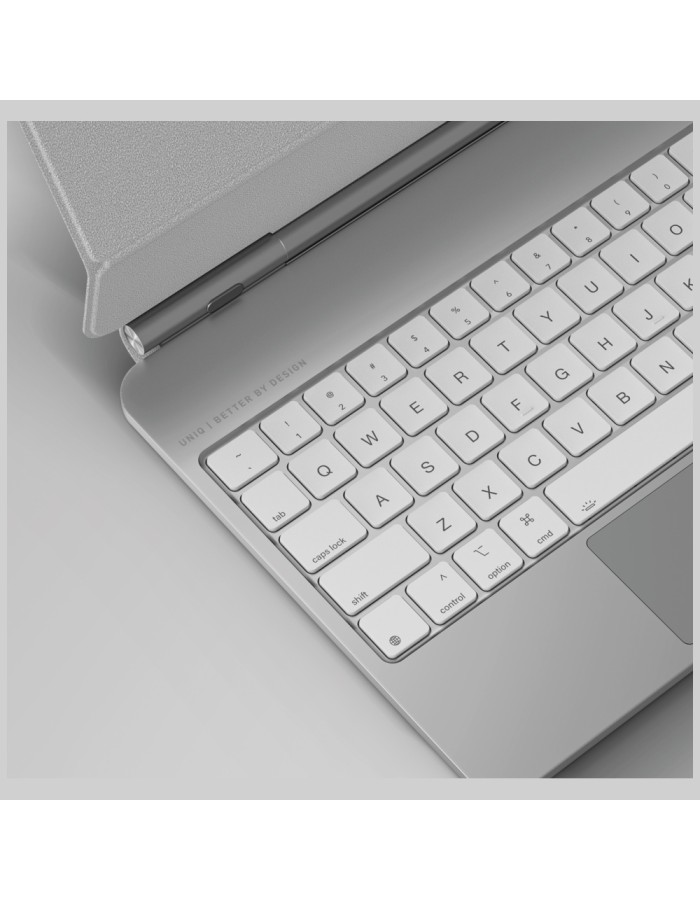 Uniq Venno Pro Magnetic Smart Case with Keyboard for iPad Air 10.9" (2020/2022) / Pro 11" (2021/2022) / Air 11" (2024/2025/2026) - White Uniq Venno Pro Magnetic Smart Case with Keyboard for iPad Air 10.9" (2020/2022) / Pro 11" (2021/2022) / Air 11" (2024/2025/2026) - White