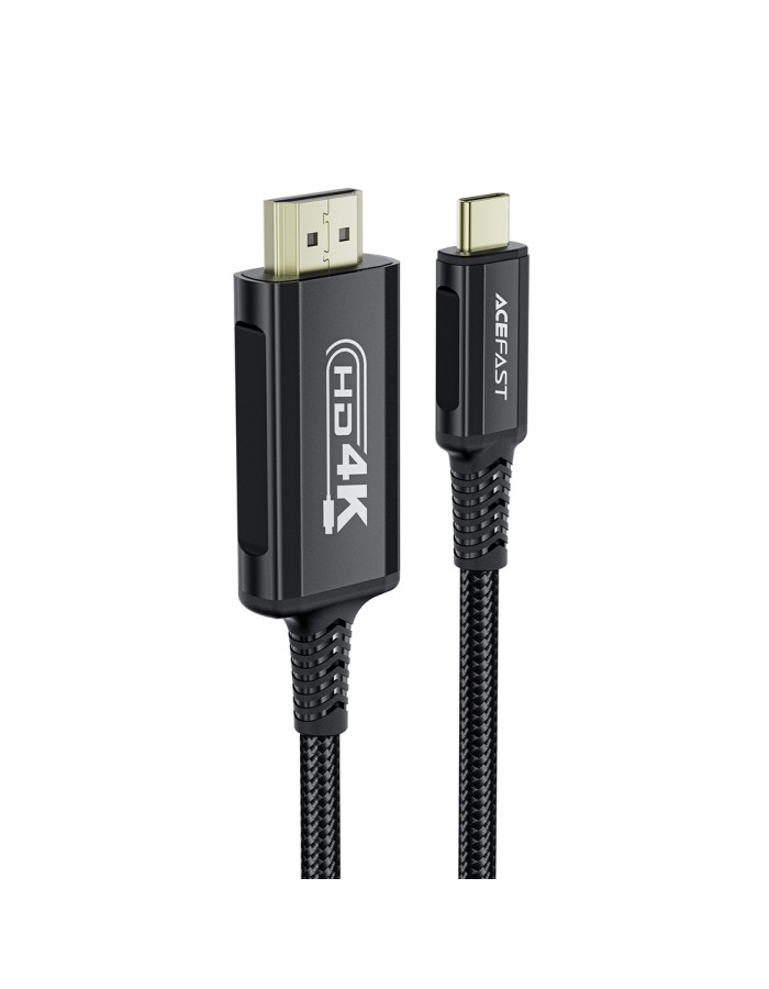 Acefast C1 USB-C/HDMI Video Cable 4K 60Hz HDR 1.8m - Black Acefast C1 USB-C/HDMI Video Cable 4K 60Hz HDR 1.8m - Black
