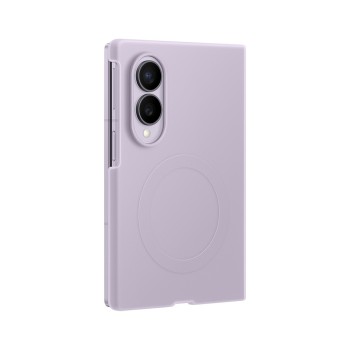 Samsung Silicone Magnet Case for Samsung Galaxy Z Fold 8 compatible with MagSafe + 2 anti-reflective films - purple