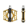 Rockbros JT201012LG 2010-12L Aluminum Platform Bicycle Pedals - Gold Rockbros JT201012LG 2010-12L Aluminum Platform Bicycle Pedals - Gold