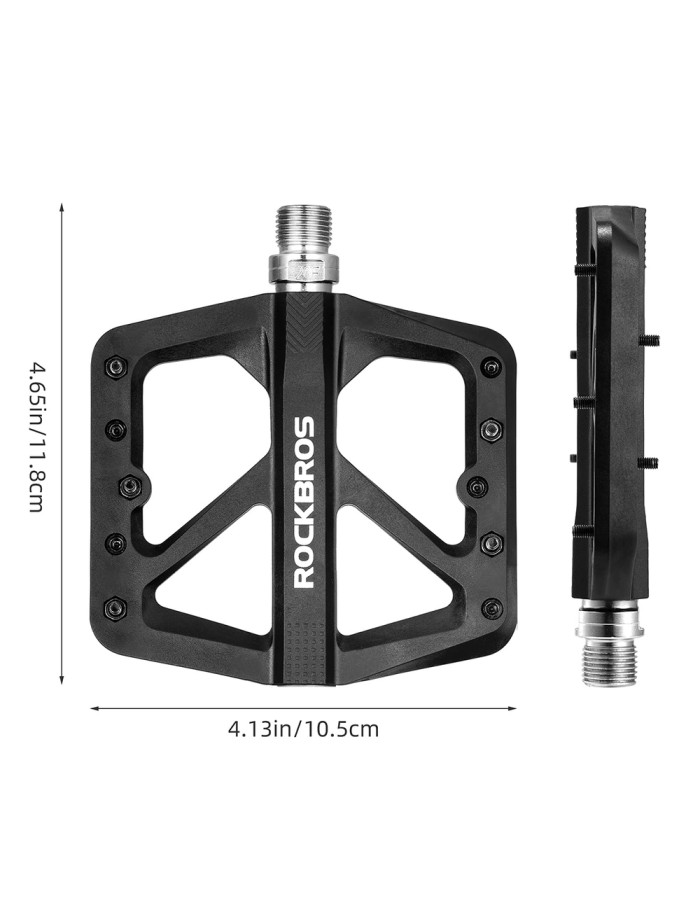 Rockbros M906 Nylon Bicycle Pedals - Black Rockbros M906 Nylon Bicycle Pedals - Black