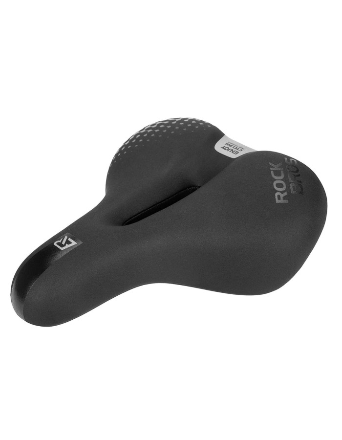 Rockbros 6876 comfortable ergonomic bicycle saddle - black
