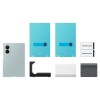 Samsung Silicone Magnet Case for Samsung Galaxy Z Fold 8 compatible with MagSafe + 2 anti-reflective films - green
