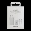 Samsung EP-T1510XWEGEU USB-C 15W PD AFC wall charger + USB-C cable - white Samsung EP-T1510XWEGEU USB-C 15W PD AFC wall charger + USB-C cable - white