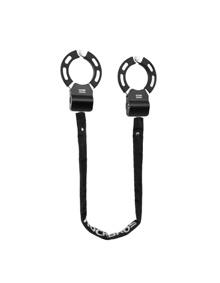 Rockbros 85922 Chain Lock for Scooters and Bikes - Black Rockbros 85922 Chain Lock for Scooters and Bikes - Black