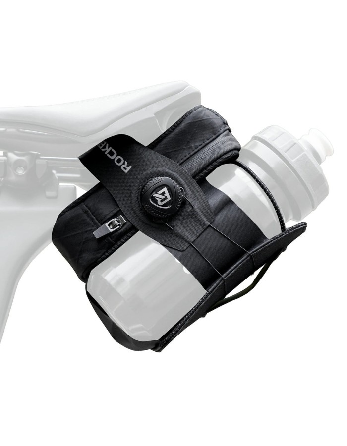 Rockbros P010 0.2L Bike Saddle Bag with 0.6L Bottle Holder - Black Rockbros P010 0.2L Bike Saddle Bag with 0.6L Bottle Holder - Black