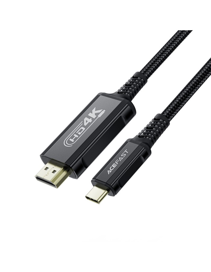 Acefast C1 USB-C/HDMI Video Cable 4K 60Hz HDR 1.8m - Black Acefast C1 USB-C/HDMI Video Cable 4K 60Hz HDR 1.8m - Black