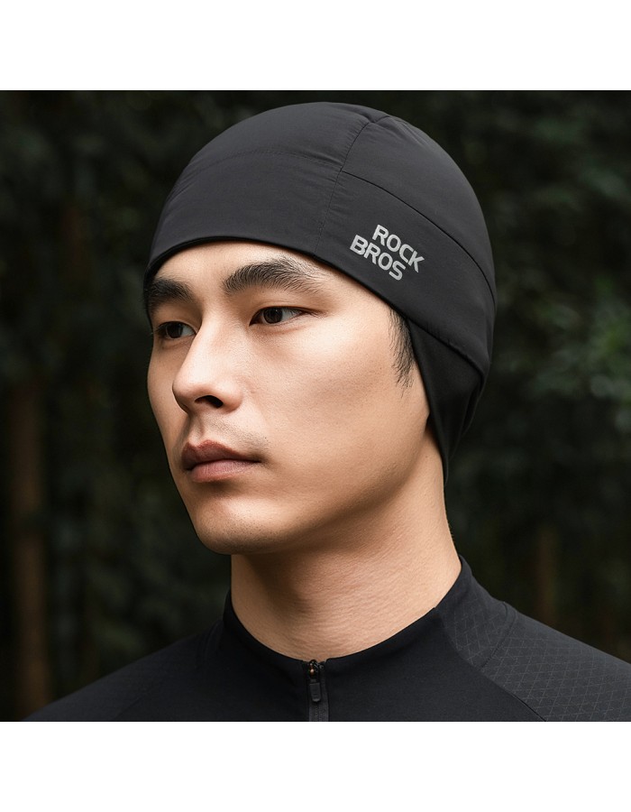 Rockbros M015 Winter Reversible Cycling Cap Size 54-61 cm - Black Rockbros M015 Winter Reversible Cycling Cap Size 54-61 cm - Black