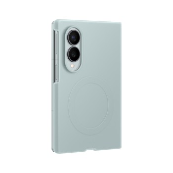 Samsung Silicone Magnet Case for Samsung Galaxy Z Fold 8 compatible with MagSafe + 2 anti-reflective films - green