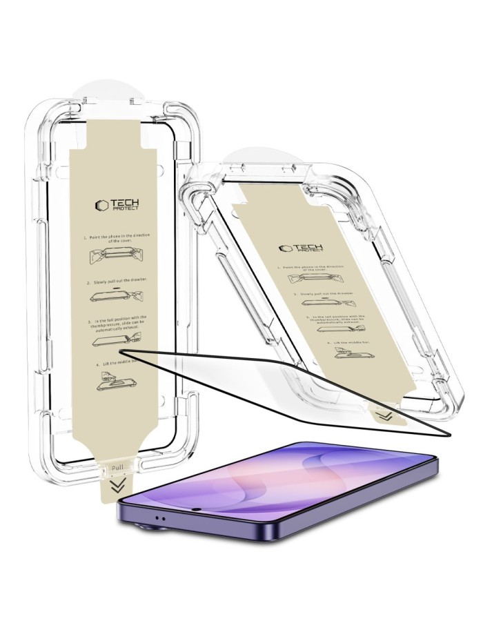 Tech-Protect Quick Set AR+ Anti-Reflective Glass for Samsung Galaxy S26 Ultra - Black Tech-Protect Quick Set AR+ Anti-Reflective Glass for Samsung Galaxy S26 Ultra - Black