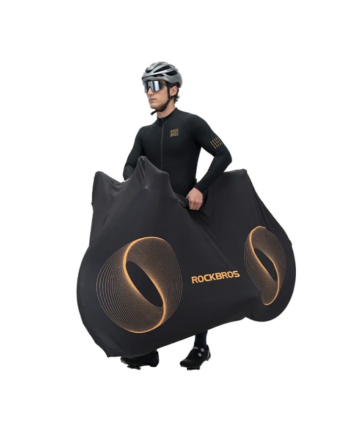 Rockbros D97 Elastic Cover for 24"-29" Electric Gravel Mountain Bikes and 700C Road Bikes - Black Rockbros D97 Elastic Cover for 24"-29" Electric Gravel Mountain Bikes and 700C Road Bikes - Black