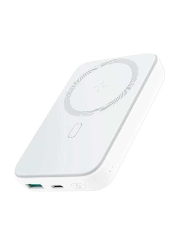 Powerbank Joyroom JR-W020 20W 10000mAh MagSafe + USB-A - USB-C cable 0.30m - white Powerbank Joyroom JR-W020 20W 10000mAh MagSafe + USB-A - USB-C cable 0.30m - white