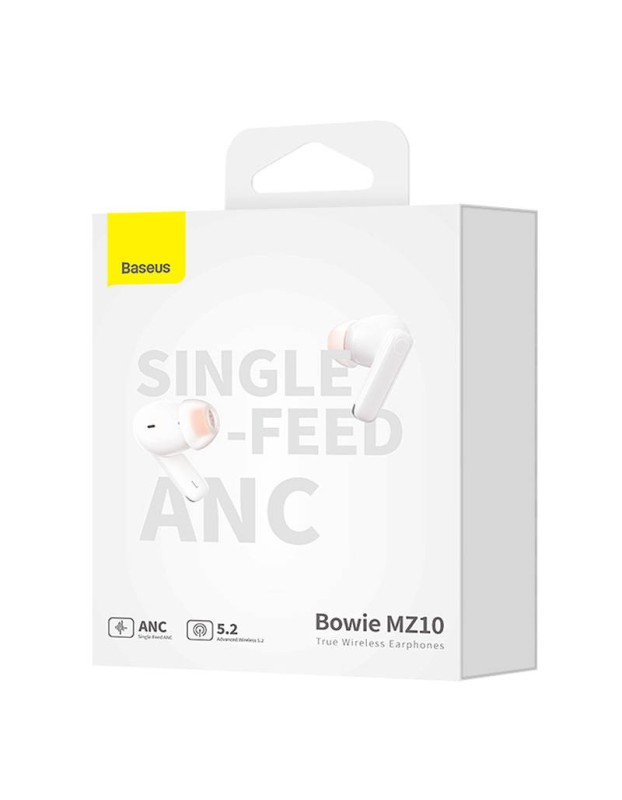 Baseus Headphones In Ear TWS ANC MZ10 White Baseus Headphones In Ear TWS ANC MZ10 White