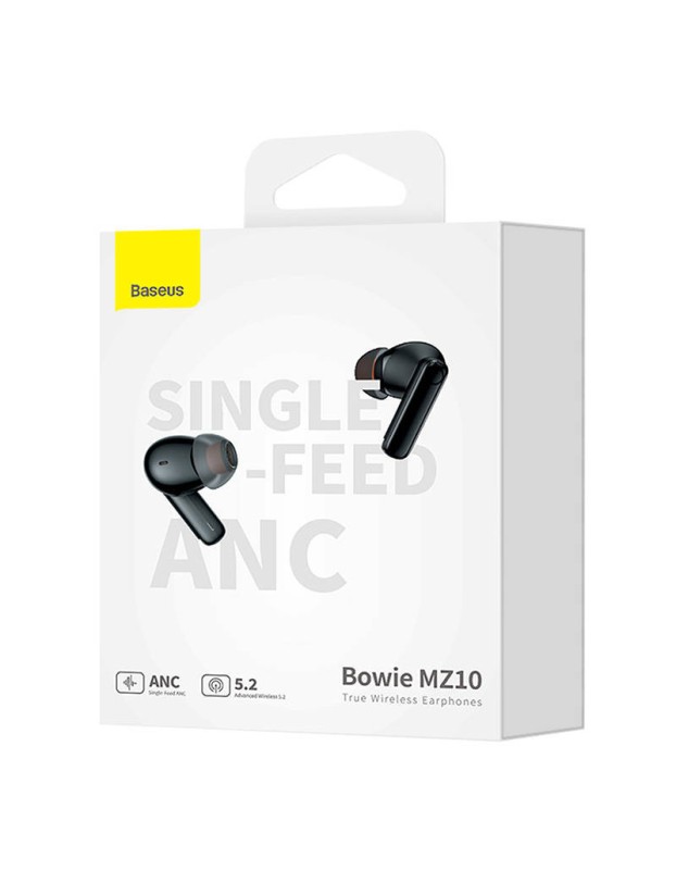 Baseus Headphones In Ear TWS ANC MZ10 Black Baseus Headphones In Ear TWS ANC MZ10 Black