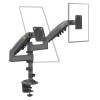 NBMounts H180 Twin Arm Gas Desktop Monitor Mount (upgraded version)