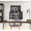 NBMounts H180 Twin Arm Gas Desktop Monitor Mount (upgraded version)