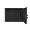 Lanberg 19'' Low Profile Wall Rack 4U+3U Assembled Black