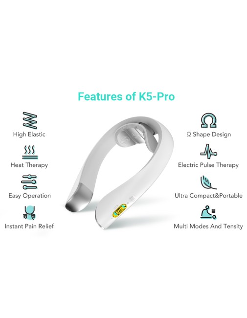 SKG K5 Pro Neck Massager with 4 modes of Pulse & 3 Level Heating