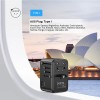 Unitek World Travel Adapter & 100W Charger EU/UK/US 4xUSBC+1xUSBA P1123A Unitek World Travel Adapter & 100W Charger EU/UK/US 4xUSBC+1xUSBA P1123A