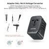 Unitek World Travel Adapter & 100W Charger EU/UK/US 4xUSBC+1xUSBA P1123A Unitek World Travel Adapter & 100W Charger EU/UK/US 4xUSBC+1xUSBA P1123A