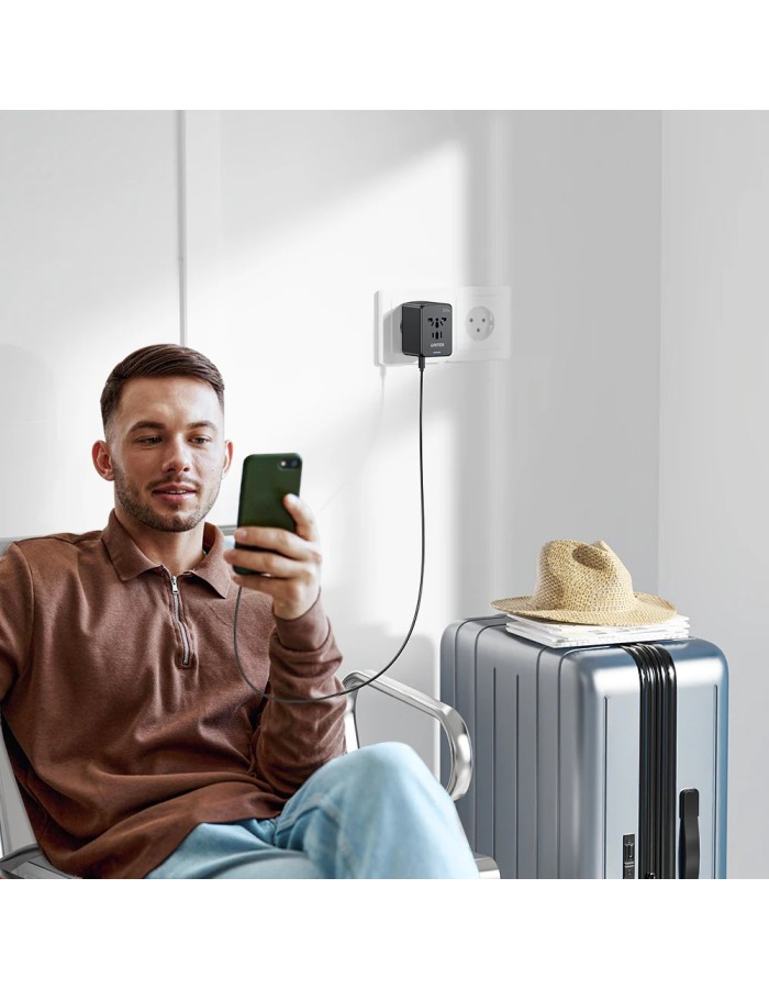 Unitek P1121A Universal Travel Wall Charger 35W 2xUSB-C + 3xUSB-A