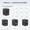 Unitek P1121A Universal Travel Wall Charger 35W 2xUSB-C + 3xUSB-A