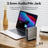 Vention HUB USB-C 8xUSB/2xHDMI/DP/MST/RJ45/SD/3.5mm/PD TPUH0 Vention HUB USB-C 8xUSB/2xHDMI/DP/MST/RJ45/SD/3.5mm/PD TPUH0