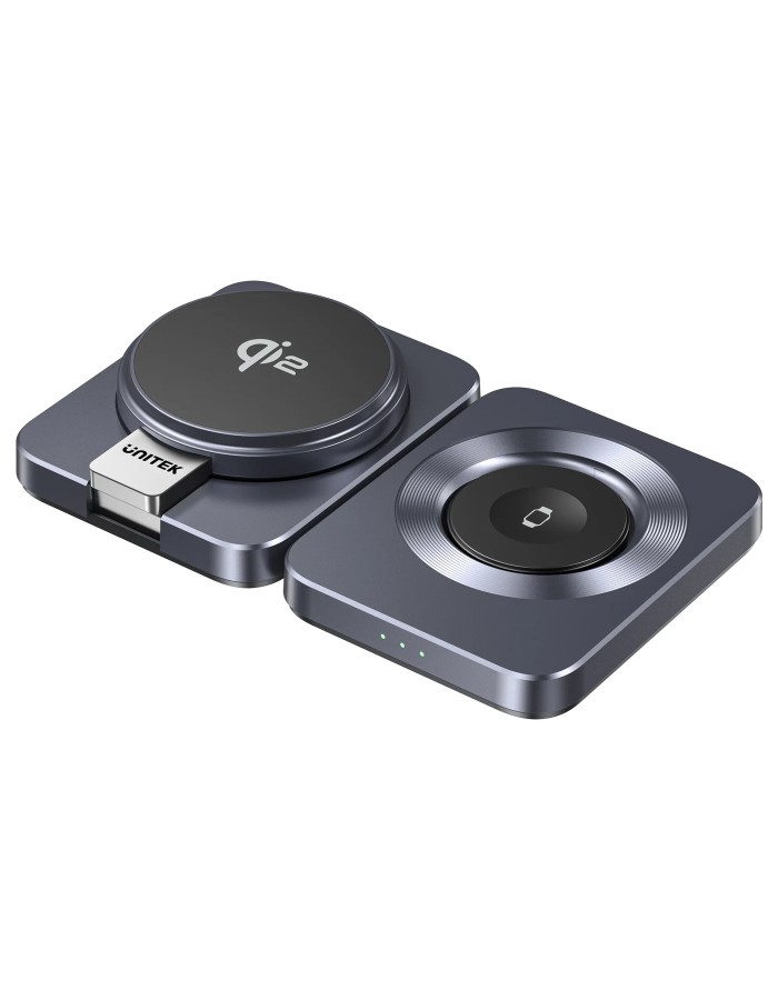 Unitek Charge Wireless Qi2 15W Foldable 3-in-1 Charging Station P1300A Unitek Charge Wireless Qi2 15W Foldable 3-in-1 Charging Station P1300A