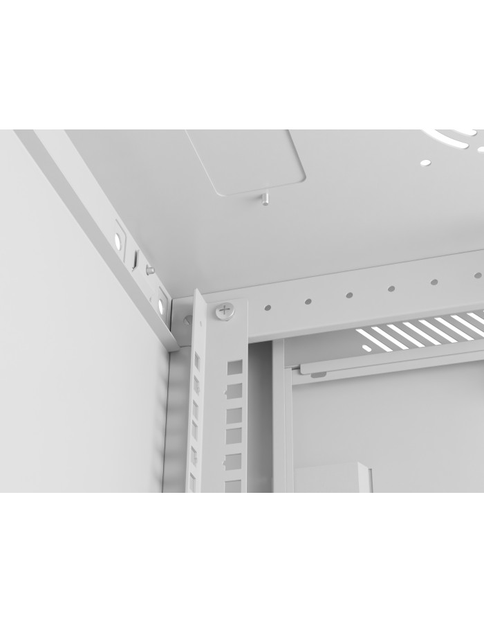 Lanberg Wall Rack 19'' with Perforated Door 4U 45cm Grey FLAT PACKED