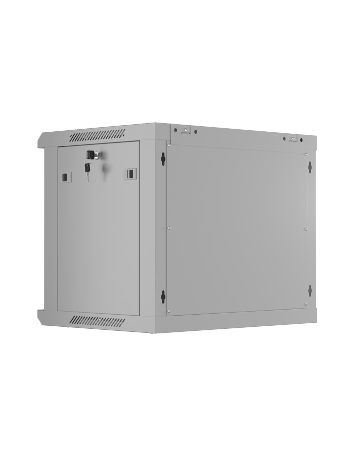Lanberg Wall Rack 19'' with Perforated Door 4U 45cm Grey FLAT PACKED