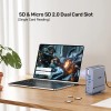 Unitek D1135A 15in1 USB-C Hub Supports Macbook M1 Triple 4K Displays PD100W Dual Card Readers