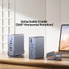 Unitek D1135A 15in1 USB-C Hub Supports Macbook M1 Triple 4K Displays PD100W Dual Card Readers