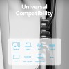 Vention NETWORK Cable Cat8 SFTP Rotate Right Angle Slim 3.0m Black IKLBI