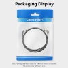 Vention NETWORK Cable Cat8 STP Rotate Right Angle Slim 1.0m Black IKLBF Vention NETWORK Cable Cat8 STP Rotate Right Angle Slim 1.0m Black IKLBF