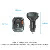 Vention Car FM Transmitter, USB Music Player & Charger 3xUSB 30W/18W/5W FFLB0