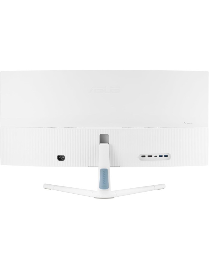 ASUS Monitor EyeCare 34" UWQHD 100Hz VA Curved 1500R Air-Ionizer USB Hub DP HDMI USB-C PD Speakers VU34WCIP-W White