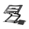 Wozinsky WRS-CPY75DSB Aluminum Laptop and Tablet Stand + Free Smartphone Stand - Black Wozinsky WRS-CPY75DSB Aluminum Laptop and Tablet Stand + Free Smartphone Stand - Black