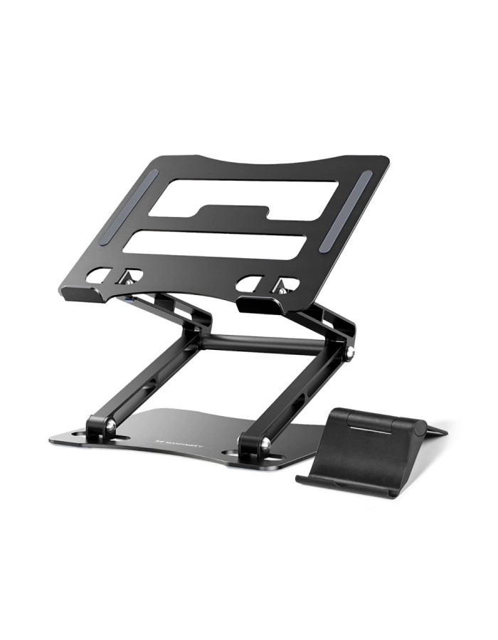 Wozinsky WRS-CPY75DSB Aluminum Laptop and Tablet Stand + Free Smartphone Stand - Black Wozinsky WRS-CPY75DSB Aluminum Laptop and Tablet Stand + Free Smartphone Stand - Black
