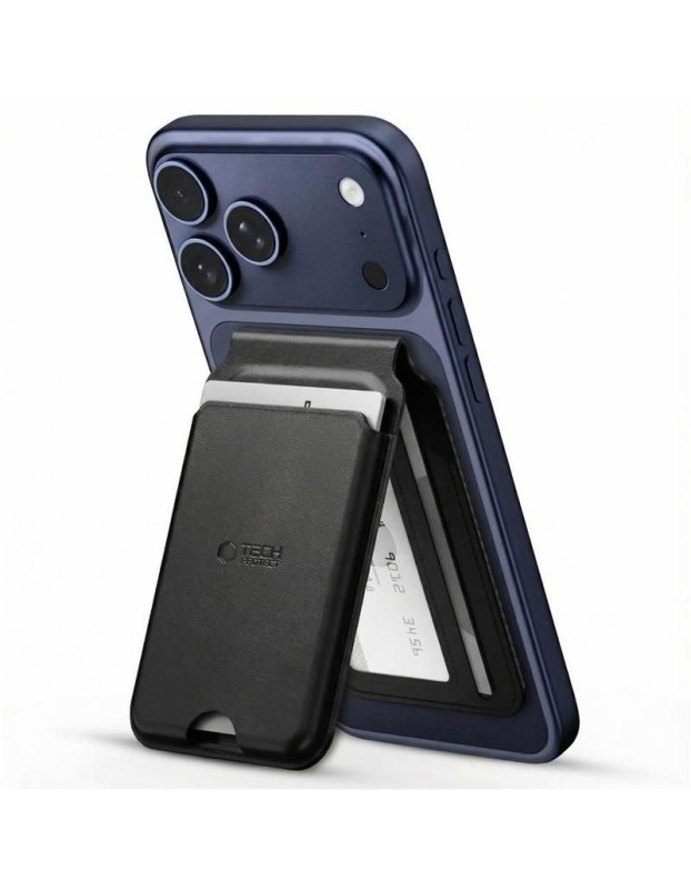 Tech-Protect MagWallet Stand MagSafe Universal Case - Black Tech-Protect MagWallet Stand MagSafe Universal Case - Black
